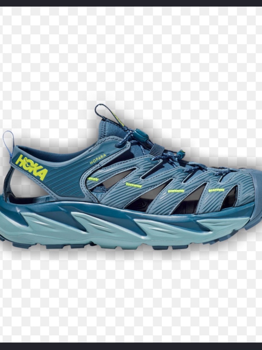 WORN ONCE HOKA Hopara Deep Blue Sandals